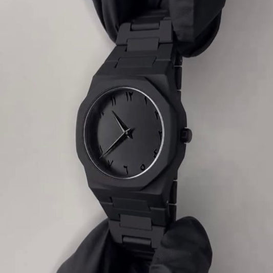 Black Arabic Aura Watch